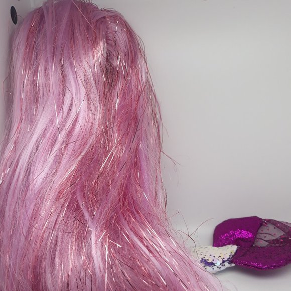 Ty Sea Sequins "Lorelei" 10" Beanbag Plush 2021 Purple Mermaid Stuffed Toy - Picture 3 of 5